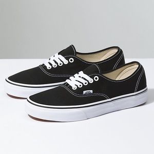Black vans size w: 7.5 / m: 6